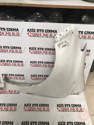 TOYOTA YARİS SOL ÖN ÇAMURLUK ORJİNAL ÇIKMA