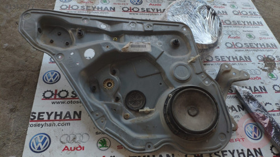 1M0839755H seat leon 2002 arka sol kapı panosu cam krikosu