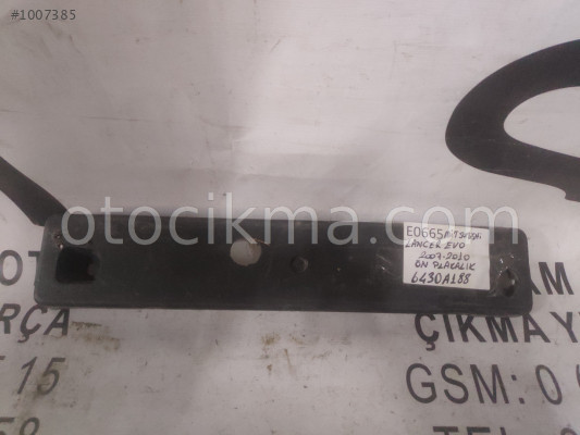 OEM; 643da188 MİTSUBİSHİ LANCER EVO 07-10 ÖN PLAKALIK OEM; 6