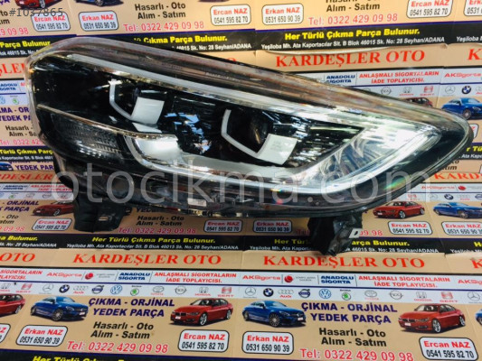 Renault kadjar sol ön led far
