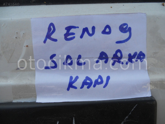 RENAULT 9 SOL ARKA KAPI ORJİNAL ÇIKMA DOLU HATASIZ
