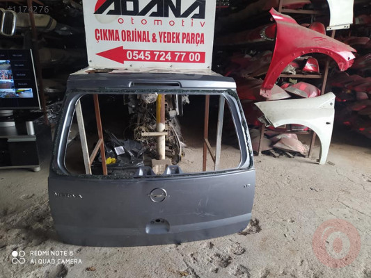 Opel Meriva 2005-2007 model arka bagaj kapağı çıkma orijinal