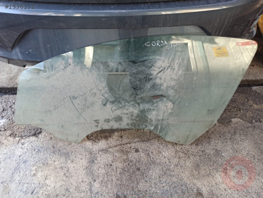 OPEL CORSA D TEK KAPI SAĞ CAM