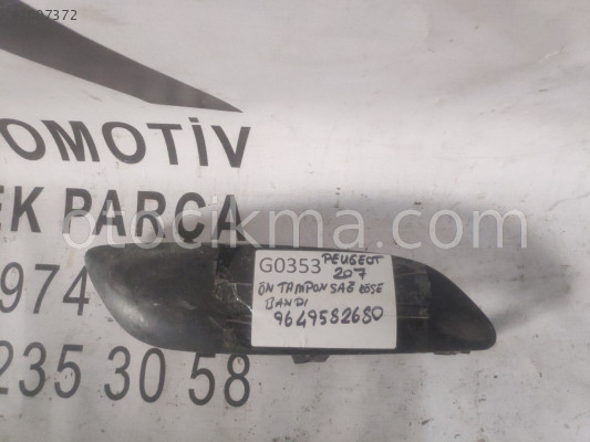 OEM; 9649582680 PEUGEOT 207 ÖN TAMPON SAĞ KÖŞE BANDI OEM; 96