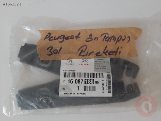 PEUGEOT 301 ÖN TAMPON BRAKETİ SIFIR ORİJİNAL 1608718080