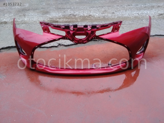 TOYOTA YARİS 2011-2016 KIRMIZI-BEYAZ ÖN TAMPON-DÜZCE ÇIKMA