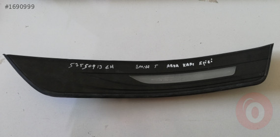 BMW 5 SOL ARKA KAPI EŞİĞİ ÇIKMA ORJİNAL 57550913CH