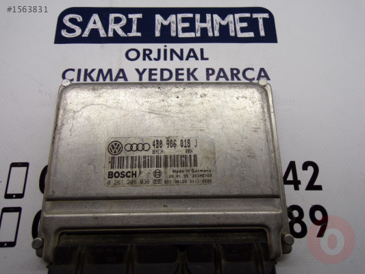 ÇIKMA AUDİ A4 1.8T MOTOR BEYNİ 4B0906018J - 4B0 906 018 J