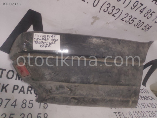OEM;  FİAT TEMPRA ARKA TAMPON SAĞ KÖŞE OEM;