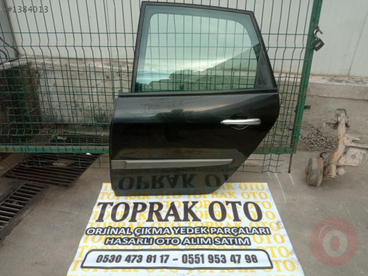Renault scenic 2 (hatasız) dolu sol arka kapı