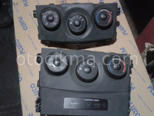 2009 TOYOTA COROLLA KALORİFER KUMANDA PANELİ ÇIKMA.