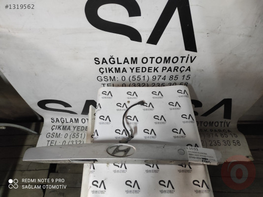 87361-2D500 HYUNDAİ ELENTRA 04-07 ÇIKMA   BAGAJ PLAKA ÇİTASI