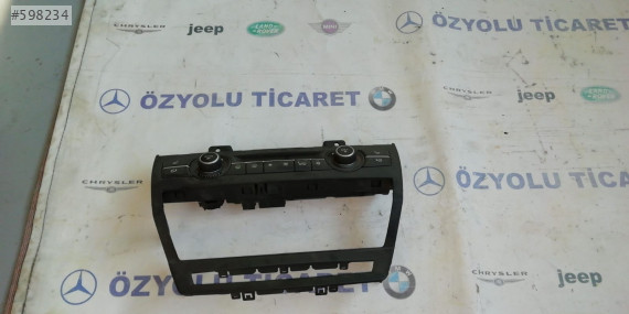 BMW e70 x5 klima kumanda paneli ve çerçevesi 9157555