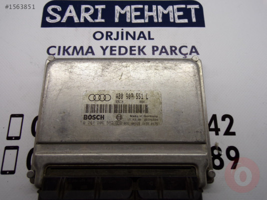 ÇIKMA AUDİ A4-A6 2.7 MOTOR BEYNİ 4B0907551L - 4B0 907 551 L