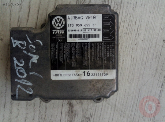 Skoda SuperB çıkma airbag beyni