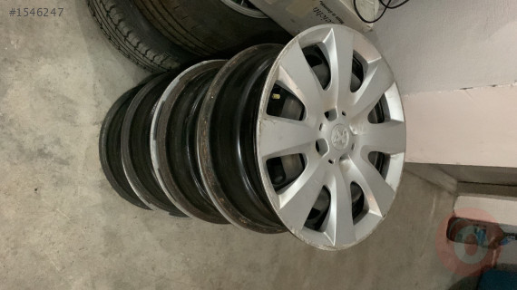 PEUGEOT 301 ÇIKMA ORJİNAL DEMİR JANT TAKIMI