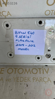 BMW E60 5 SERİSİ PLAKALIK 2005-2012 MODEL ORİJİNAL ÇIKMA
