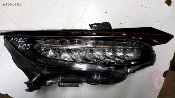 2020 Honda Fc5 Sağ Ön Far Orjinal Çıkma