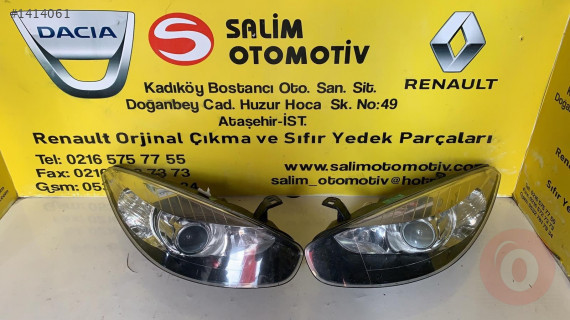 Renault fluence sag sol far sifir yedek parca