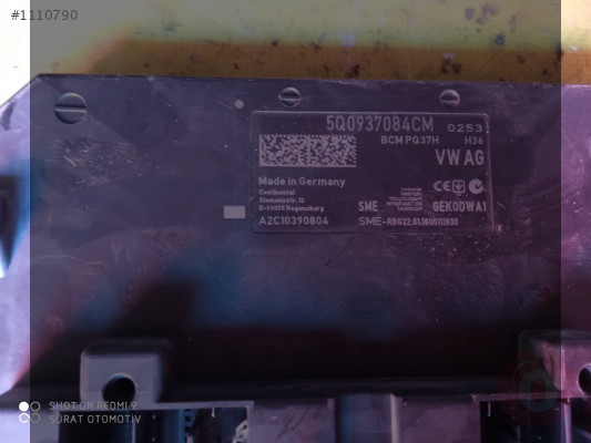 VW GOLF 7 ORJINAL ÇIKMA BCM BEYNI (5Q0937084CM)