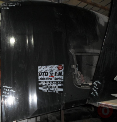 NİSSAN 2003 - 2011 D23 SİYAH  MOTOR KAPUTU