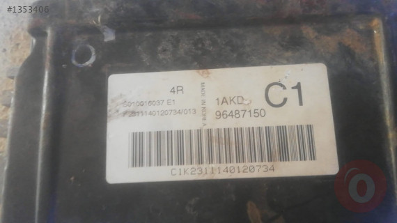 CHEVROLET KALOS 1.6 MOTOR BEYNİ ORJINAL SÖKME