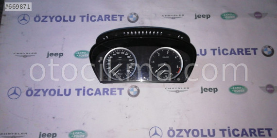 BMW e60 5 serisi gösterge saati 62116937368