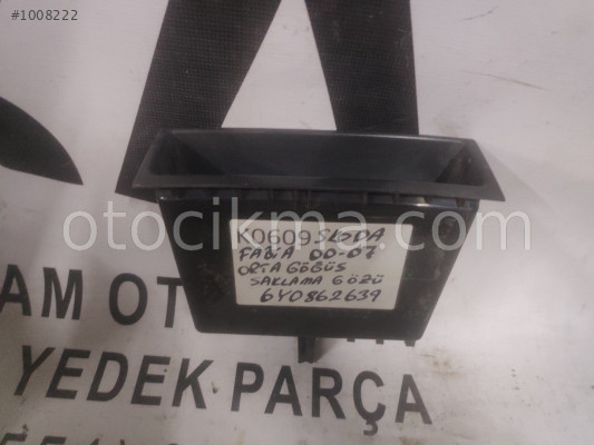 OEM; 6yo862639 SKODA FABİA 00-07 ORTA GÖĞÜS SAKLAMA GÖZÜ OEM