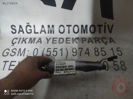 OEM; 806404E NİSSAN QASHQAI MK2 ÇIKMA ÖN DIŞ KAPI  AÇMA KOLU
