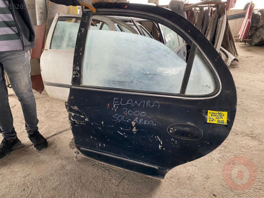 HYUNDAİ ELENTRA SOL ARKA KAPI KELEBEK CAMI 2000 MODEL ORJİNA