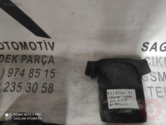 OEM;8V19534916PS AUDİ A3 ÇIKMA DİREKSİYON KOLONU ÜST KAPAĞI
