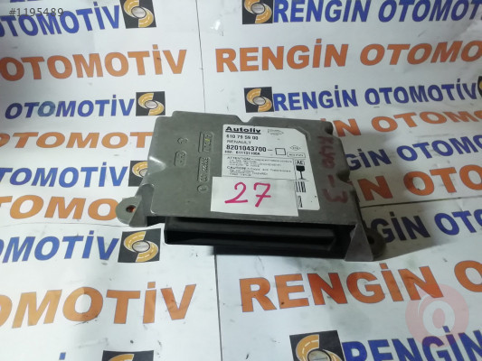 610795900 RENAULT CLİO 3 AİRBAG BEYNİ