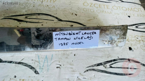 MİTSUBİSHİ LANCER TAMPON NİKELAJI ORİJİNAL ÇIKMA 1985 MODEL