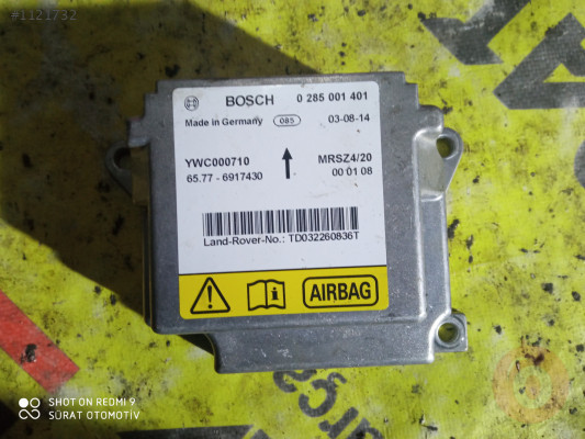 RANGE ROVER ORJINAL ÇIKMA AIRBAG BEYNI (0 285 001 401)