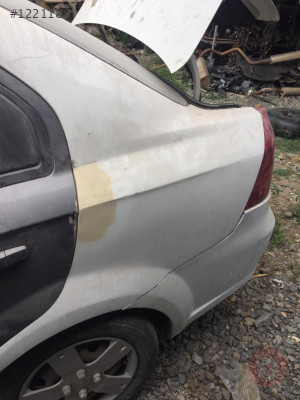 chevrolet aveo t250 çıkma sol arka çamurluk.
