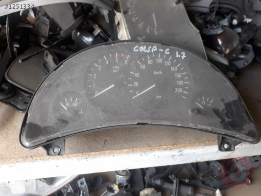 opel corsa c kasa çıkma gösterge saati.