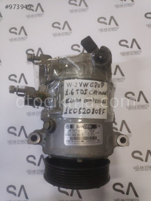 OEM; 1k0820808f VOLKSWAGEN GRUP 1.6TDI CAY MOTOR KLİMA KOMPR