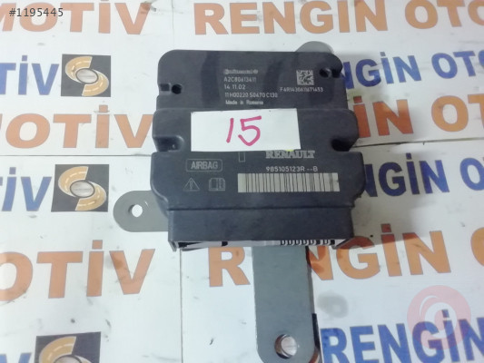 RENAULT CAPTUR AİRBAG BEYNİ 985105123R--B