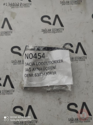 OEM; 638743083R DACİA LODGY-DOKKER ÇIKMA  SAĞ AYNA ÜÇGENİ