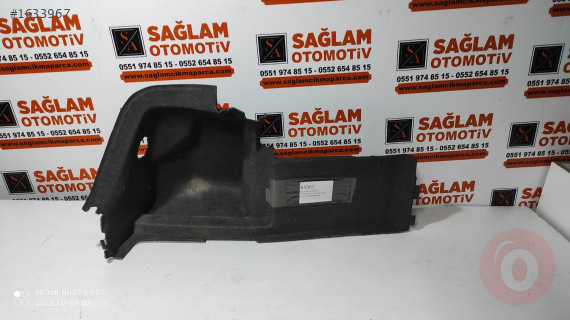 AUDİ A4 S4 CABRİO SOL YAN BAGAJ KAPLAMASI OEM; 8H0863887A-B