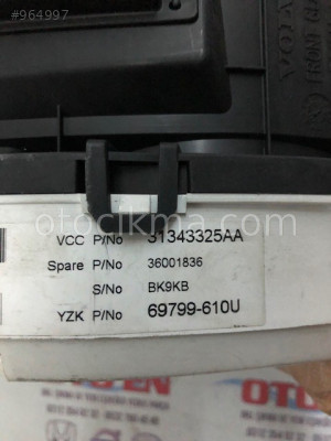 VOLVO S60 GÖSTERGE 31343325AA 36001836 2013 OTOEN