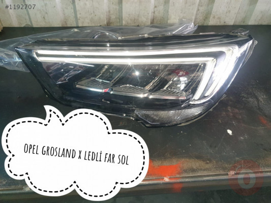 ÇIKMA OPEL GROSLAND X LEDLİ SOL FAR