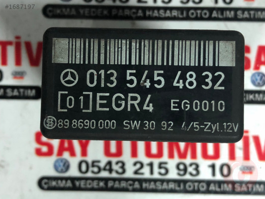 Mercedes egzoz Egr geri besleme beyni 0135454832
