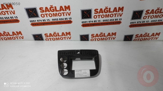 HONDA CİVİC 01-05 ÇIKMA TEYP ÇERÇEVESİ OEM; 77250-S5A-G010