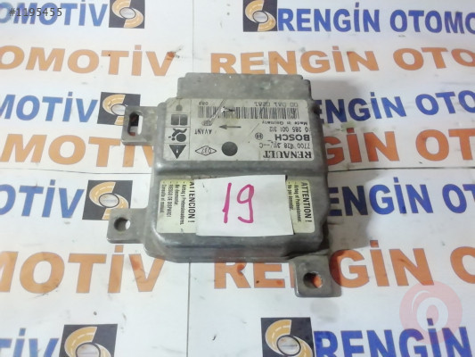 RENAULT CLİO 2 AİRBAG BEYNİ 7700428311/--C 0285001312