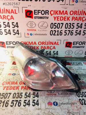 TOYOTA VERSO SAĞ FAR ORJİNAL ÇIKMA YEDEK PARÇA 09-12