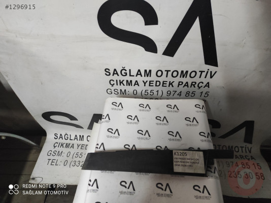 OEM3G0837902 VW PASSAT B8 ÇIKMA SAĞ ÖN KAPI PENCERE PERVAZI