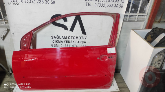 FORD FİESTA ÇIKMA  TEK KAPI SOL ÖN KAPI KIRMIZI