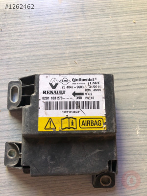 8201163278 renault airbag beyni