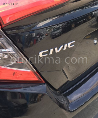 HATASIZ BAGAJ YAZISI 2018 HONDA CIVIC.